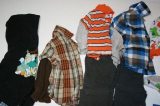 Toddler Boys 3T Outfit Jacket Shirts Pants Carter’s Cherokee Garanimals 20pc Lot