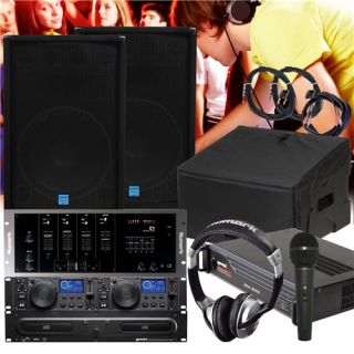 Numark 3000 Watt Complete DJ CD System