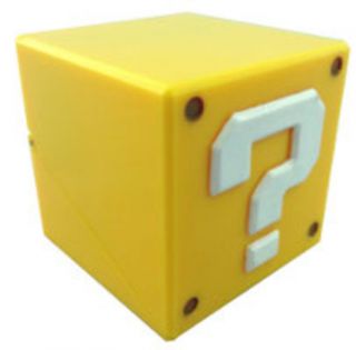 Nintendo Super Mario Bros Question Block 3DS Game Card Storage Case