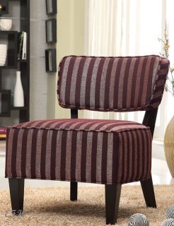 New Ashville Elegant Upholstered Cappuccino Finish Wood Accent Chair