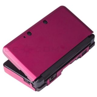 Red Aluminium Hard Shell Case Skin Cover for Nintendo 3DS XL Ll