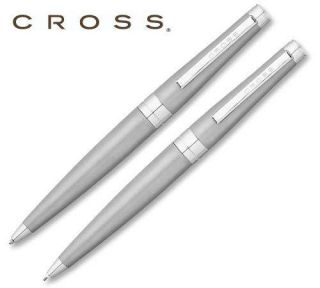 Cross Cardinal Ballpoint Pen Pencil Set Chrome AT0191A 8
