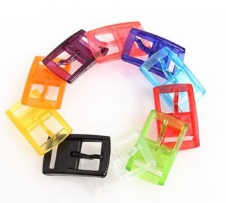 New Candy Fruity Color Silicone Belt Rubber Adjustable Casual Waistband Buckle