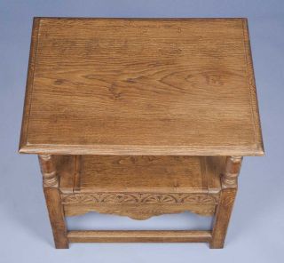 Antique English Oak Monks Chair Bench Flip Top w Storage