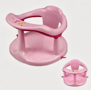 Bede Baby Safe Bath Tub Ring Safety Anti Slip Seat Chair Infant Pink Blue New