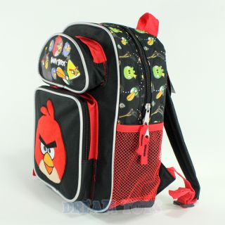 Rovio Angry Birds Shooting 12" Small Toddler Backpack Bag Boys Girls Red Pig