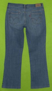 Levi's 515 Bootcut Sz 6 Womens Blue Jeans Denim Pants Stretch FR79