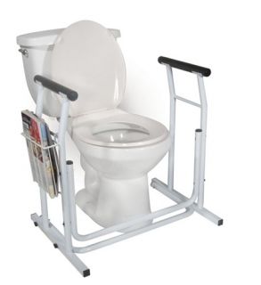Drive Stand Alone Toilet Safety Rail Frame Free Standing 300 Lb