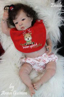 So Real Reborn Baby Doll Shyann Aleina Peterson Now Emily Big Size Girl 22"