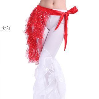 2013 Belly Dance Costume Dancewear Hip Scarf Belt Wrap Skirt Fringes Tassels