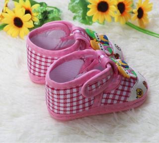 Infant Princess Prince Baby Shoe Cartoon Boy Girl Pink Soft Bottom Shoes 6 10M