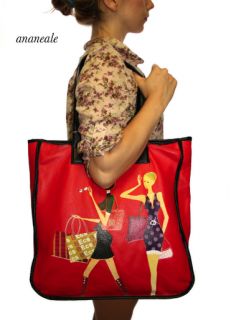Large Vintage Shoulder Handbag Patterned Medium Work Bag Celeb Big Hobo Tote UK