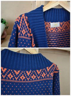 Women Irregular Oversized Loose Geometric Knit Cardigan Jumper Sweater Outwear