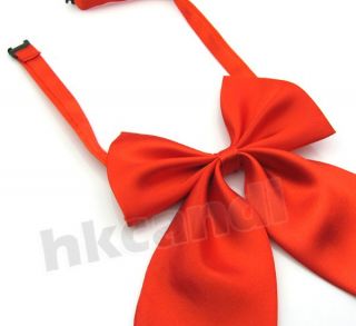 Fashion Colors Adjustable Women Big Bow Tie Bowknot Tie for Party School Girl