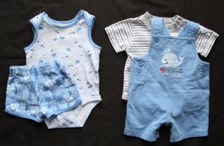 62 Piece Baby Boy Newborn 0 3 3 6 Months Spring Summer Clothes Lot