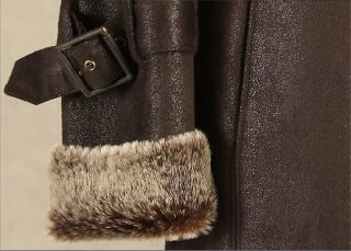 Trendy Suede Cowl Collar Faux Fur Coat Zipper Long Jacket Women’s Outwear s XL