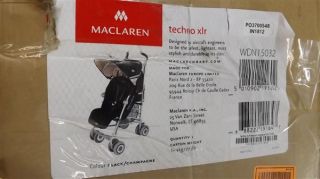 Maclaren Black Champagne Techno XLR Umbrella Stroller WDN15032