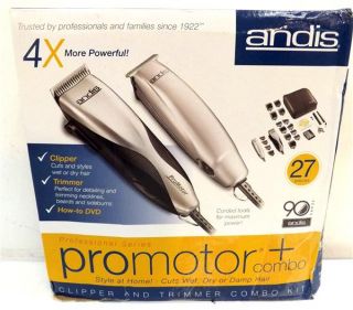 Andis Promotor Hair Clipper and Trimmer Combo 27 Piece Kit 29115