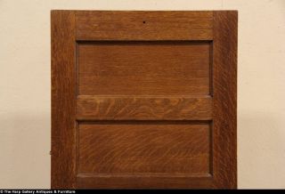 Macey Oak 4 Drawer Antique 1910 File Cabinet Bronze Hardware