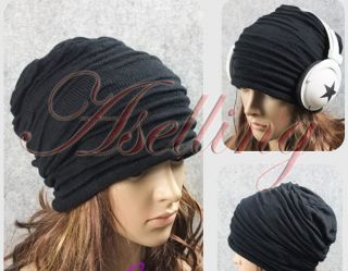 Popular Men Women Unisex Knit Knitting Hip Hop Winter Warm Beanie Hat Skull Cap