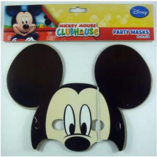 Pack of 8 Disney Mickey Mouse Boys or Girls Face Masks Party Supplies Favours