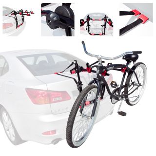 2 Bike Rack Trunk Mount Carrier SUV Cars Wagon Hatch Back Portable Bicycle New
