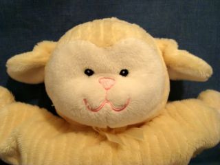 Kids Preferred Yellow Lamb Plush Baby Lovey Toy Bee