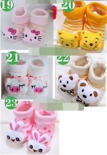 The Best Newborn Baby Socks Shoes Animal Cartoon Slippers Boots Boy Girl Unisex