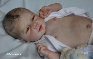 Alla's Babies Newborn Reborn Baby Doll Prototype 'Angel' Olga Auer L E