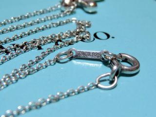 Tiffany Co Elsa Peretti Cross Pendant Necklace Sterling Silver 925