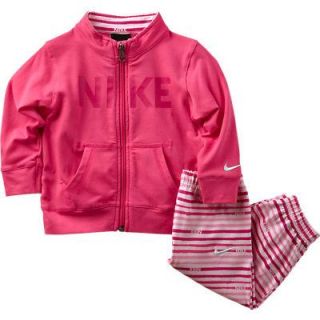 Nike Baby Infants Girls Boys Nike Fleece Tracksuit Pink Blue 3 6 24 36 Months
