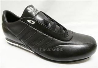 New Adidas Porsche Design s Mens Trainers Black Metallic Silver Leather UK 8