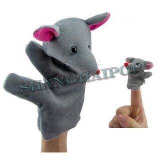 Animal Finger Puppet Children Kids Baby Plush Toy Bear Party Educational Favour