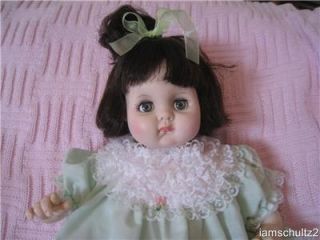 Vintage Madame Alexander Puddin' Dark Hair Baby Doll