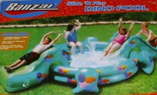 Dinosaur Slide Play Inflatable Swimming Pool Water Dino