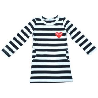 Girls Kids Top Eyes Stripe Dress Age4 5Y Long Sleeve School Party Casual Clothes
