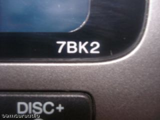 04 05 06 07 Honda Accord 6 Disc Changer CD Player Radio Stereo 7BK2 Temp Climate