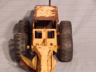Vintage Tonka Pressed Steel Road Grader Construction Toy Earth Mover Mr 970