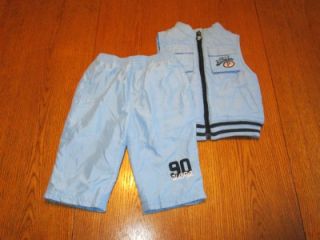 U s Polo Vest Pant Outfit Set Used Infant Baby Boy Clothing Clothes 6 9 Months