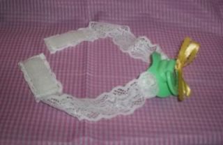 Adult Sissy Baby Strap on Time Out Pacifier Mint Green