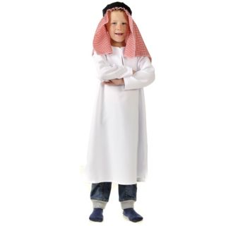 Boys Kids Childrens Arab Man Shepherd Inn Keeper Fancy Dress Nativity Costume