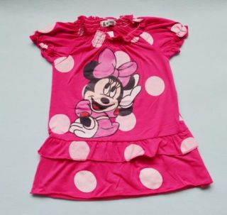 Girls Minnie Mouse Kids Dots Top Dress Pants Leggings Sets 1 5Y Summer Outfit