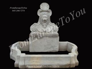 Hand Carved Stone Old World Wall Fountain TJ024