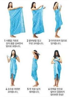 Sexy Translucent Dress Sarong Cover Up Beach Scarf New