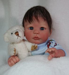 OOAK Hand Sculpted Sweet Baby Boy by Melody Hess 3 Days