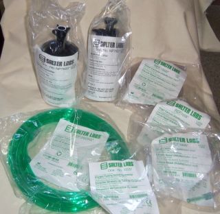 Salter Labs Lot Bubble Humidifiers Oxygen Tubing Cannula Connector New SEALED