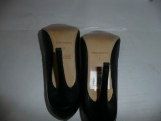 Tony Bianco New Black Leather High Heel Shoes Sz 7
