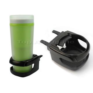 Black Car Vehicle Beverage Bottle Can Drink Cup Holder Stand Clip Accessories