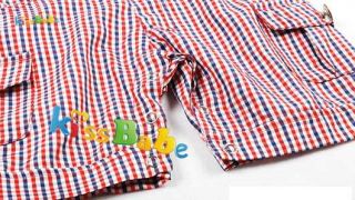 A1640 Boys Kids Baby Clothes Set Overalls 2pcs Outfit Top Bib Pants S0 3Y
