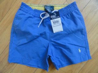 Polo Ralph Lauren Toddler Boy Boys Blue Swim Trunks Shorts Bathing Suit 4 4T